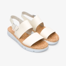 Camper Oruga Sandals Cream - Womens Singapore LWKWCU-040